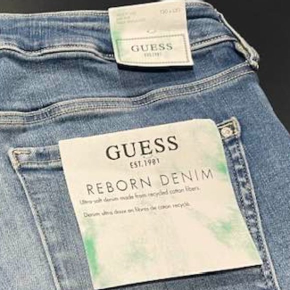 Guess Reborn Denim Jeans ~ Skinny Mid Annette ~ NWT ~ Women - size 30x30 - Picture 12 of 16